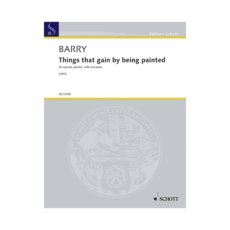 Barry, Gerald - Things that gain by being painted