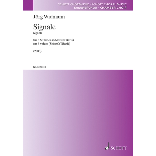 Widmann, Joerg - Signals 