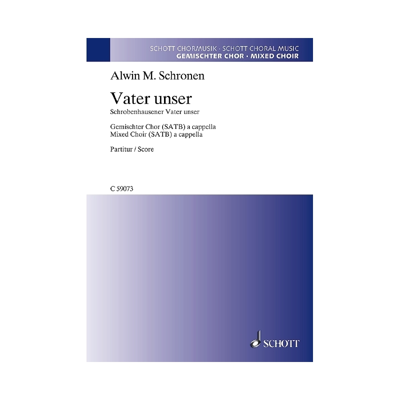 Schronen, Alwin Michael - Vater unser 