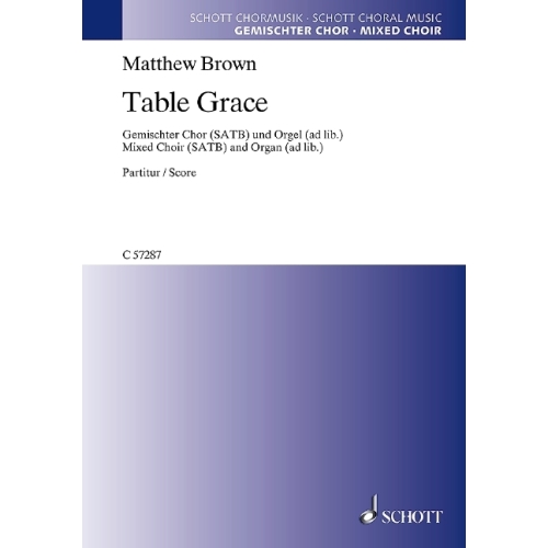 Brown, Matthew - Table Grace 