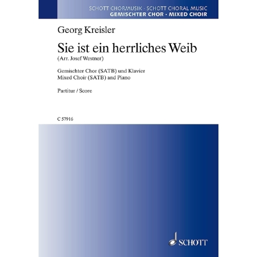 Kreisler, Georg - Sie ist ein herrliches Weib 