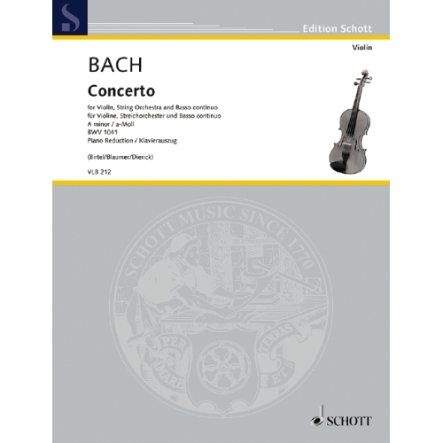 Bach, J.S - Concerto in A...