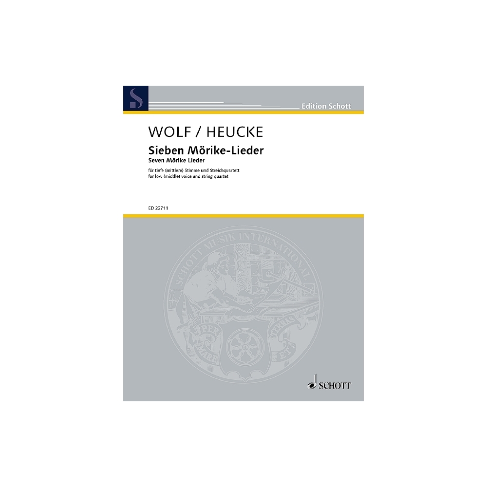 Wolf, Hugo Philipp Jakob - Seven Mörike Lieder 