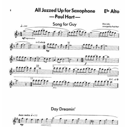 All Jazzed Up for Saxophone