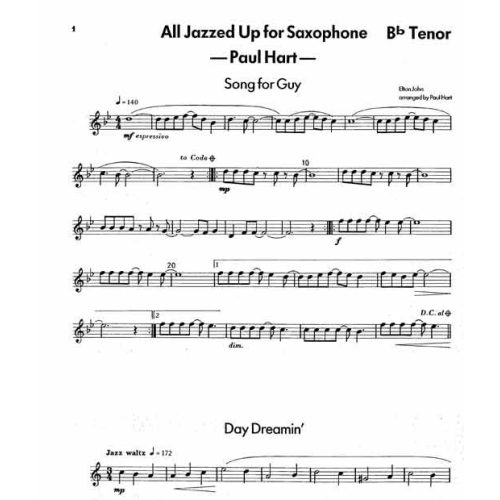 All Jazzed Up for Saxophone