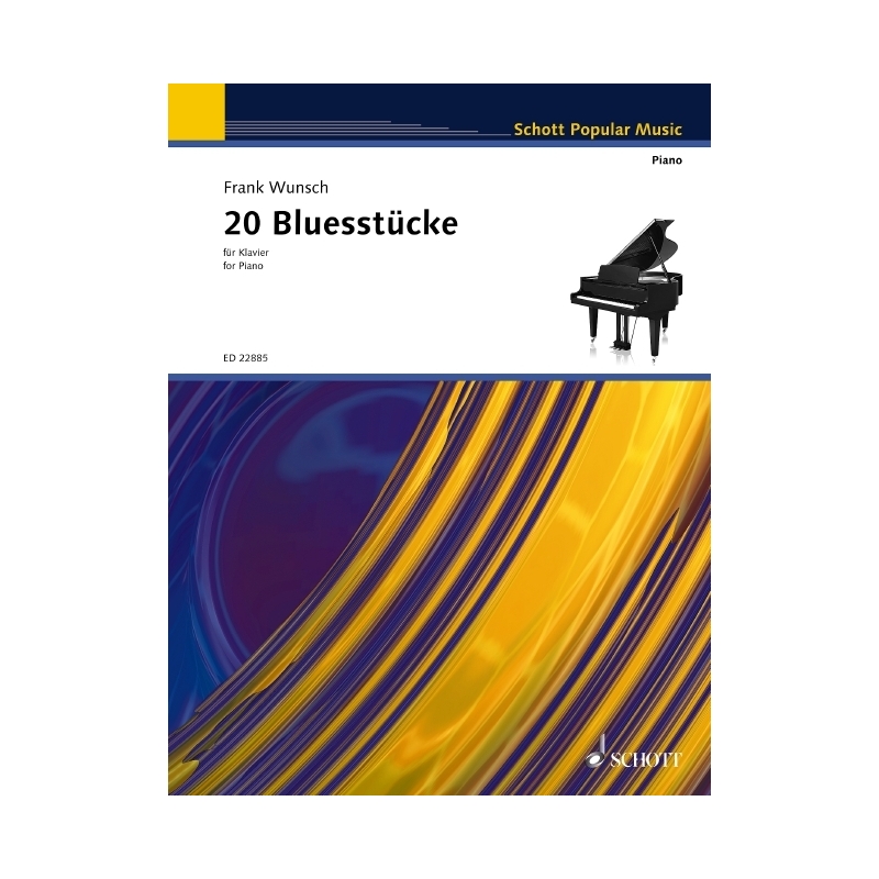 Wunsch, Frank - 20 Bluesstücke für Klavier 