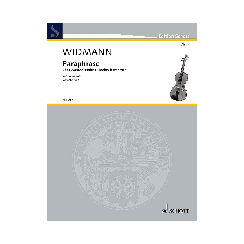 Widmann, Joerg - Paraphrase