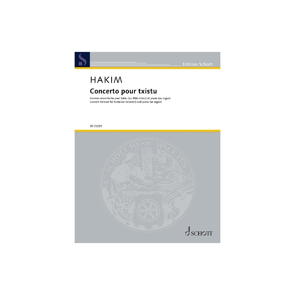 Hakim, Naji - Concerto pour txistu 