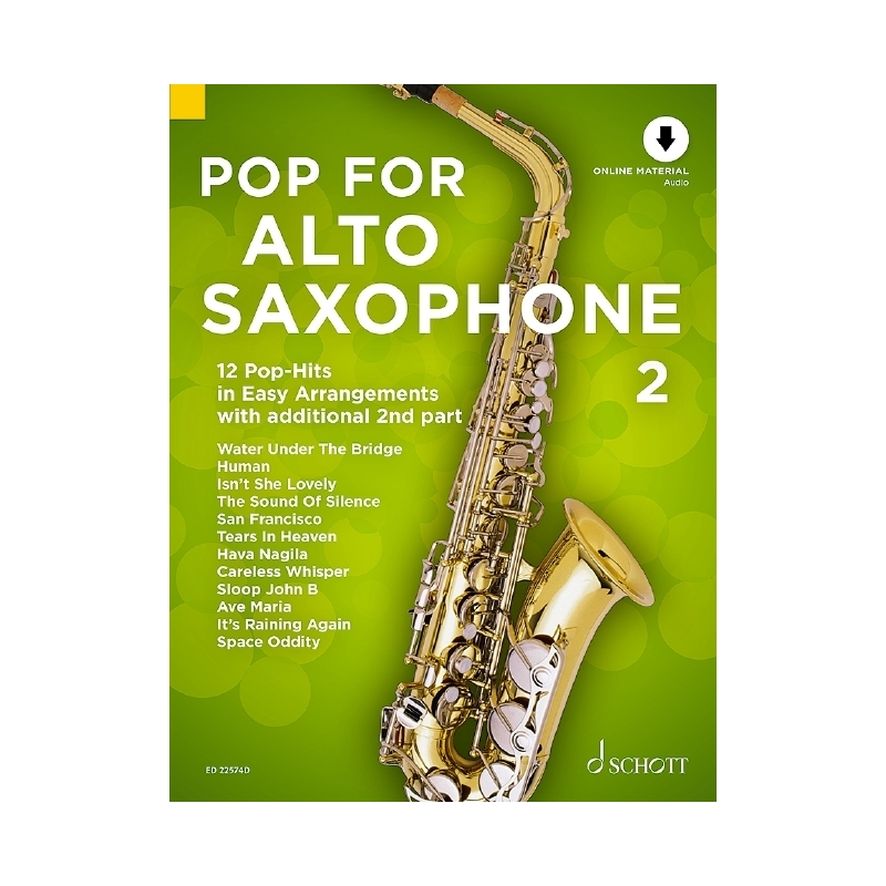 Pop For Alto Saxophone 2 Vol. 2