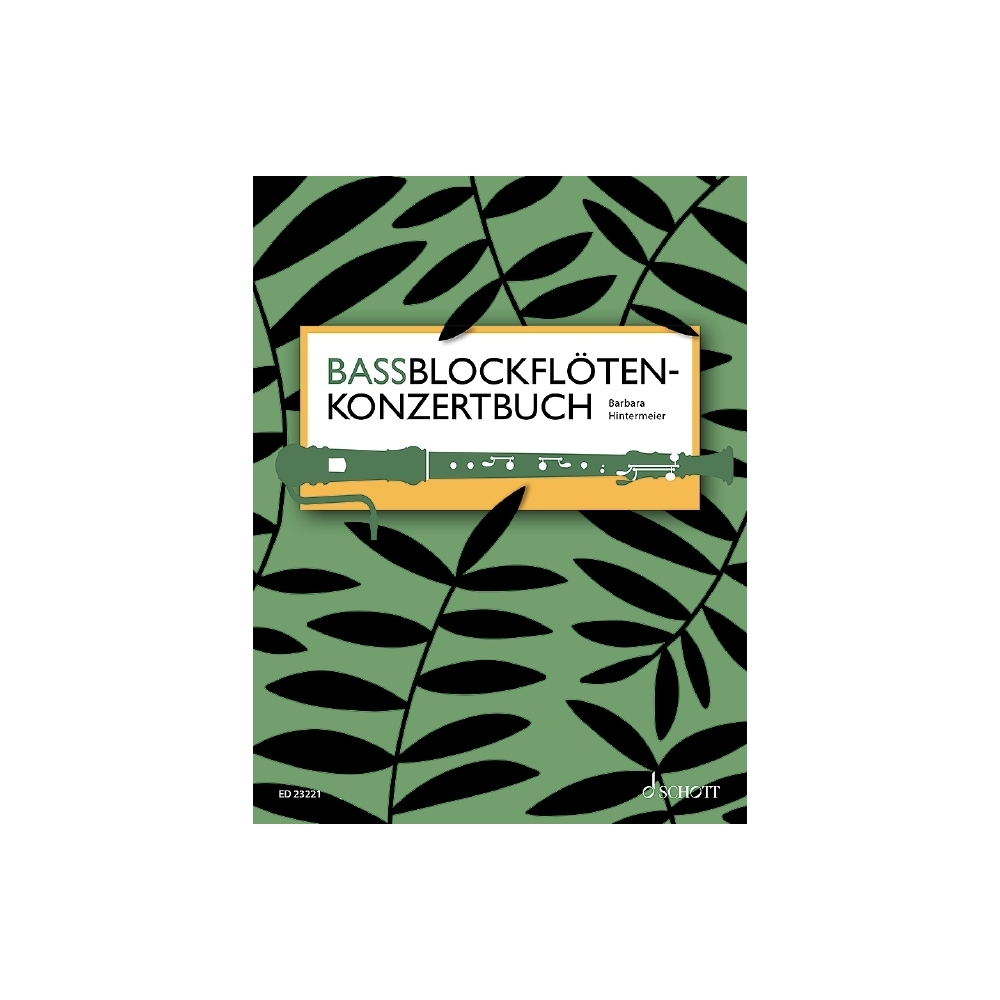 Hintermeier, Barbara - Bassblockflötenkonzertbuch 