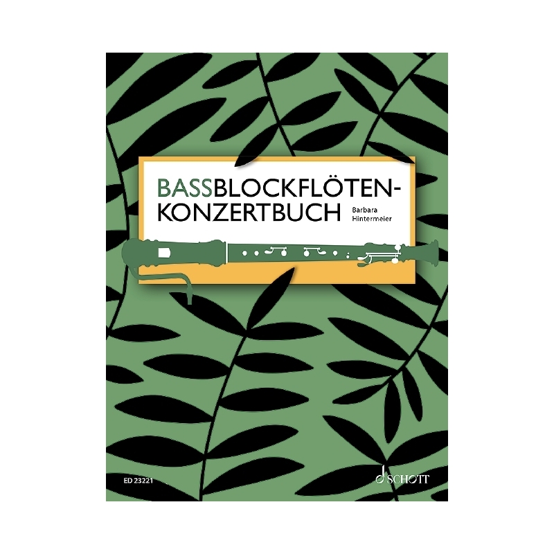 Hintermeier, Barbara - Bassblockflötenkonzertbuch 