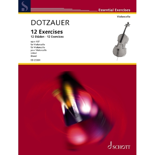 Dotzauer, Justus Johann Friedrich - 12 Exercises op. 107 