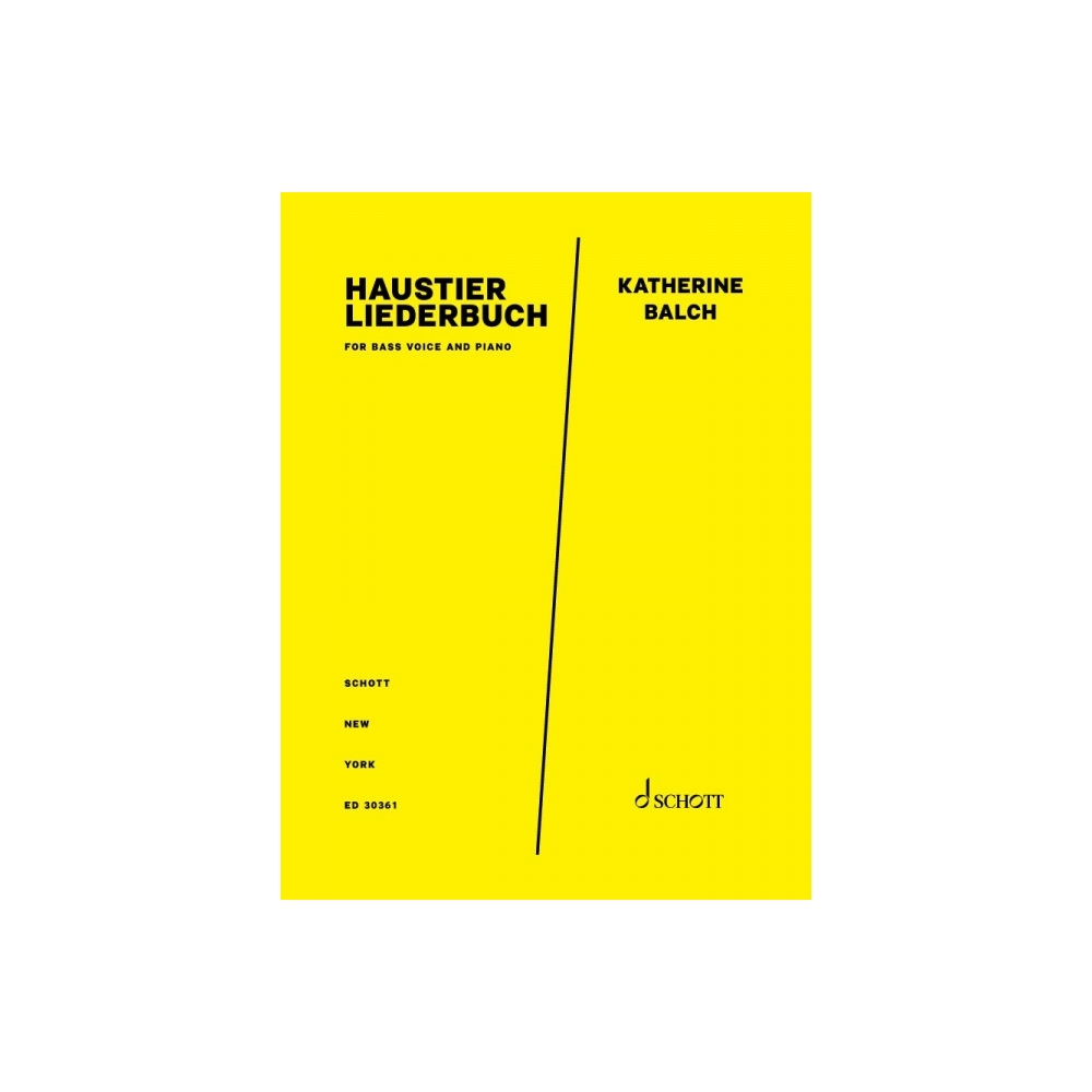 Balch, Katherine - Haustier Liederbuch 
