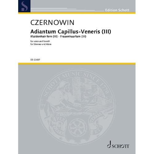 Czernowin, Chaya - Adiantum...