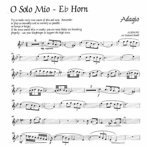 O Solo Mio for Horn in Eb