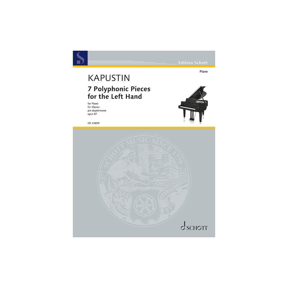 Kapustin, Nikolai - 7 Polyphonic Pieces for the Left Hand op. 87 