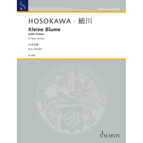 Hosokawa, Toshio - Little...