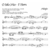 O Solo Mio for Horn in F