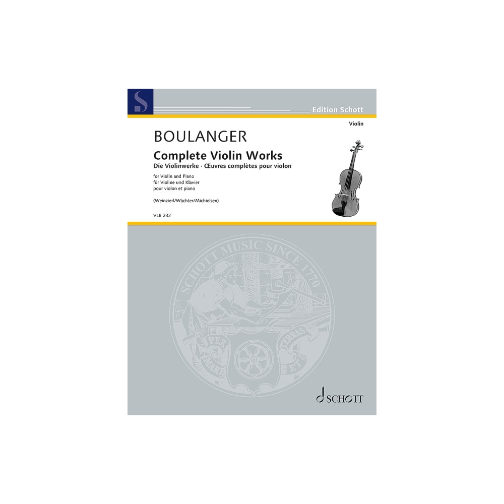 Boulanger, Lili - Complete Violin Works 