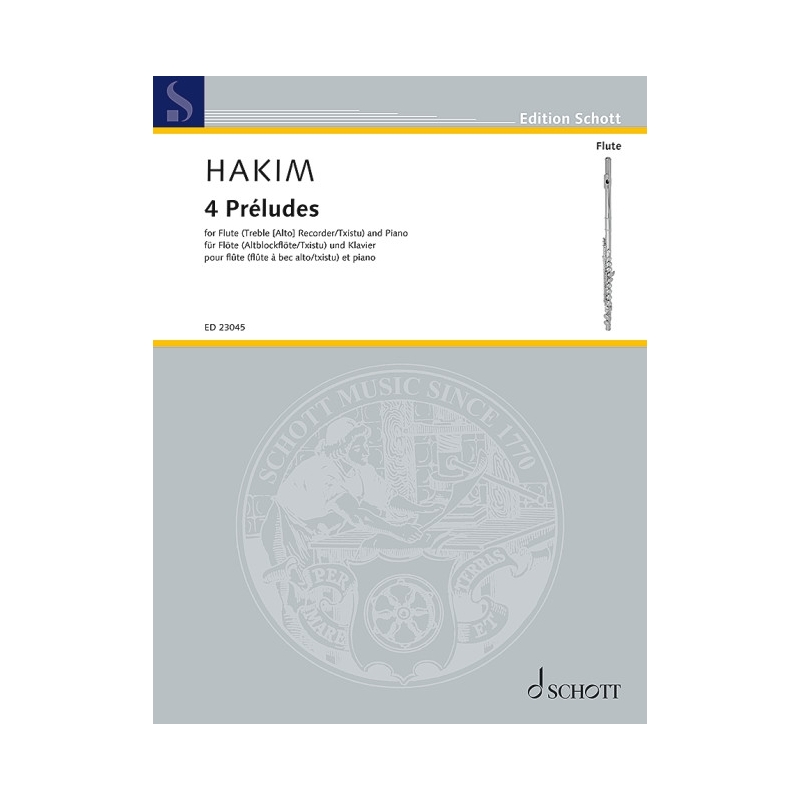 Hakim, Naji - 4 Préludes 