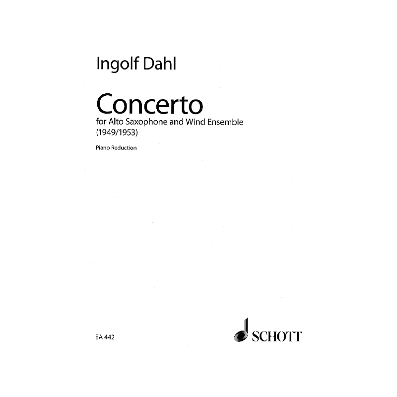 Dahl, Ingolf - Concerto 