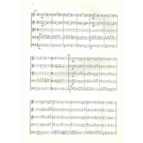Scene 2 for Brass Ensemble - Set B
