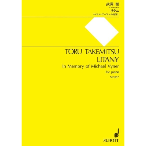 Takemitsu, Toru - Litany