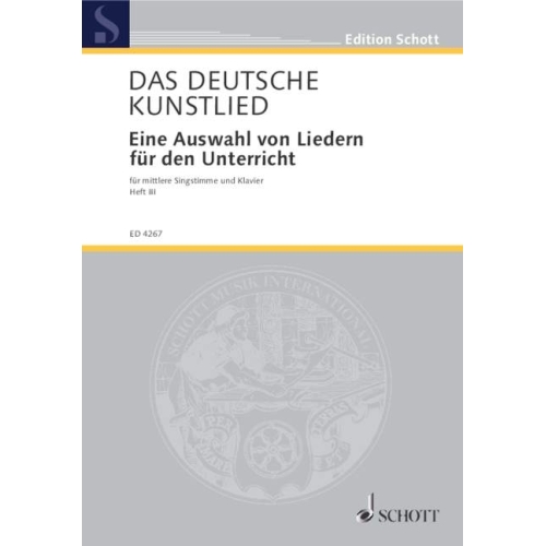 Das deutsche Kunstlied 