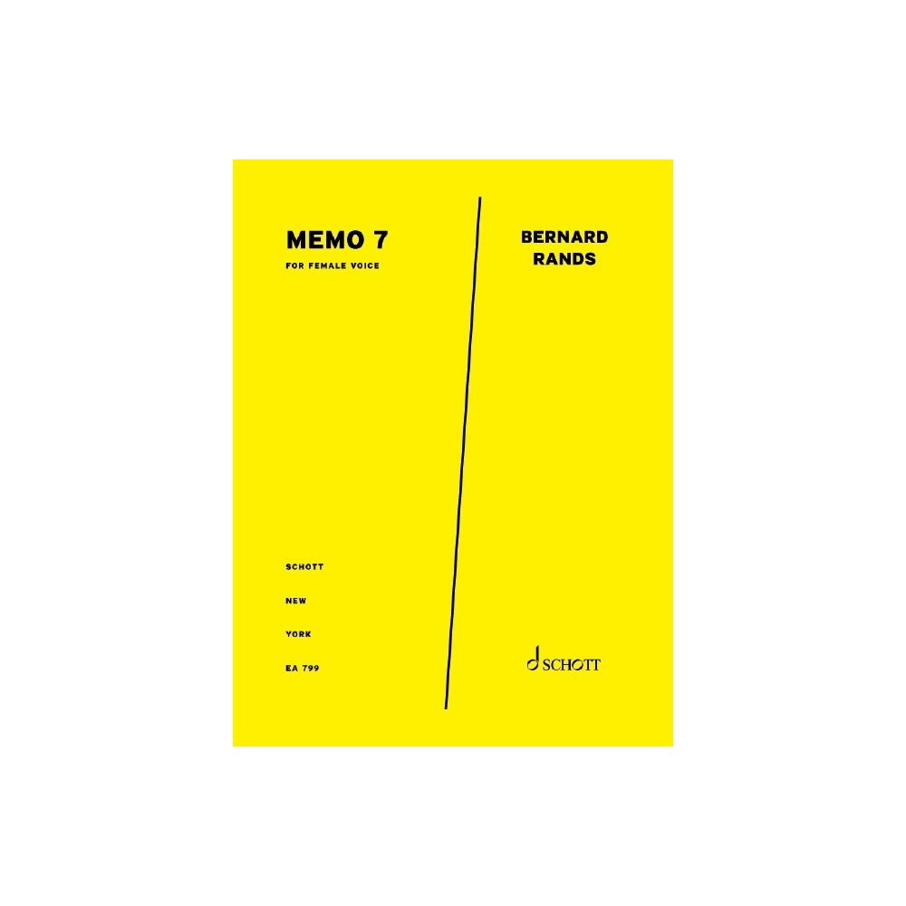 Rands, Bernard - Memo 7 