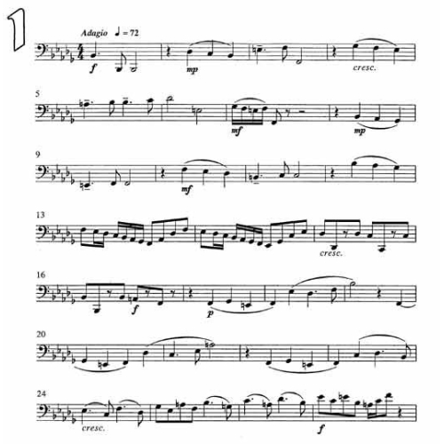Fantasy Pieces for Bass Trombone