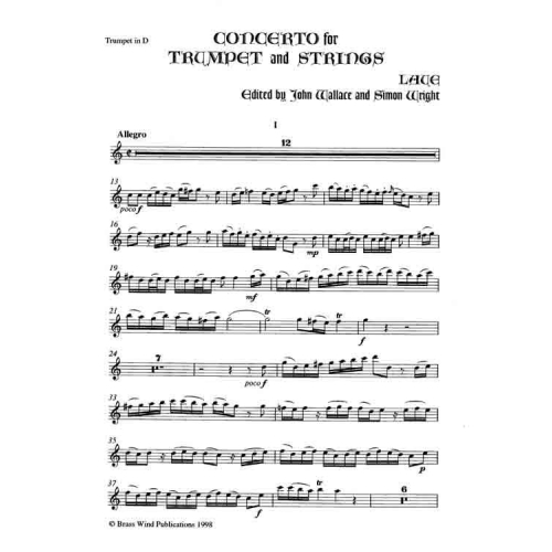 Laue - Trumpet Concerto in D