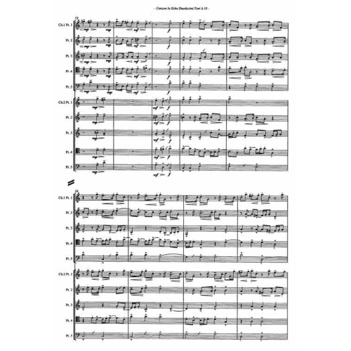 Canzon in echo duodecimi toni à 10 (1597)