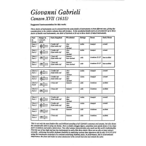 Canzon XVII (1615)
