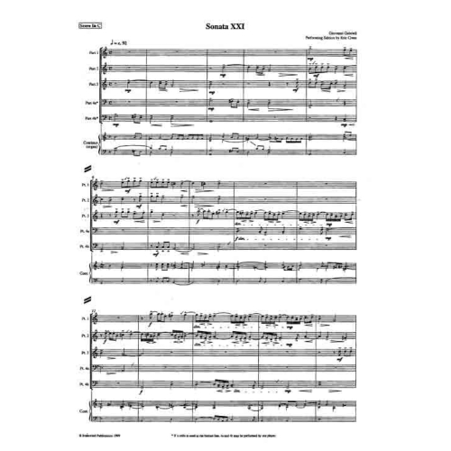 Sonata XXI (1615)