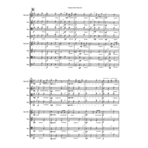 Canzon noni toni à 8 (1597)