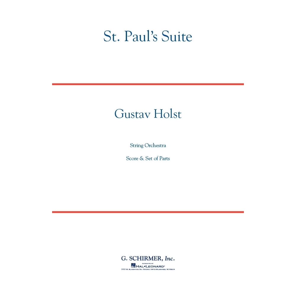 Holst, Gustav - St. Paul's Suite