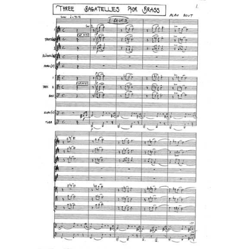 Three Bagatelles for Brass