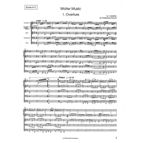 Suite from the Water Music