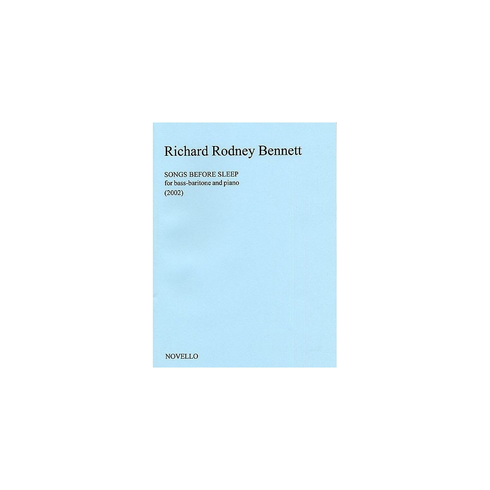 Bennett, Richard Rodney - Songs Before Sleep (Bass-Baritone)