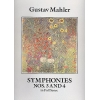 Mahler, Gustav - Symphonies Nos. 3 And 4 (Full Score)
