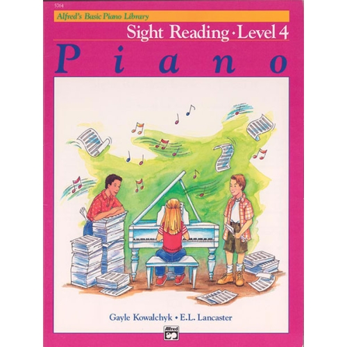Alfred's Basic Piano Library: Sight Reading Book 4