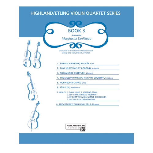 Highland/Etling Violin Quartet Series: Book 3
