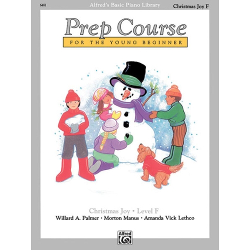 Alfred's Basic Piano Prep Course: Christmas Joy! Book F