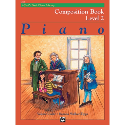 Alfred's Basic Piano Library: Composition Book 2