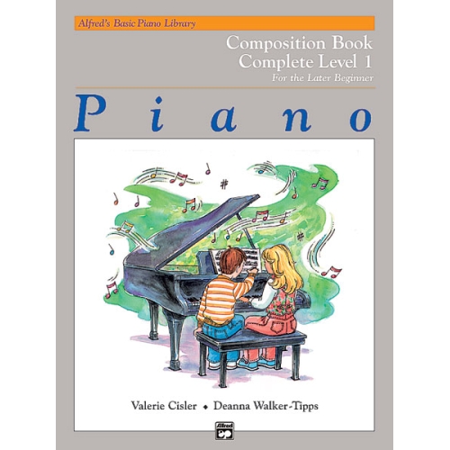 Alfred's Basic Piano Library: Composition Book Complete 1 (1A/1B)