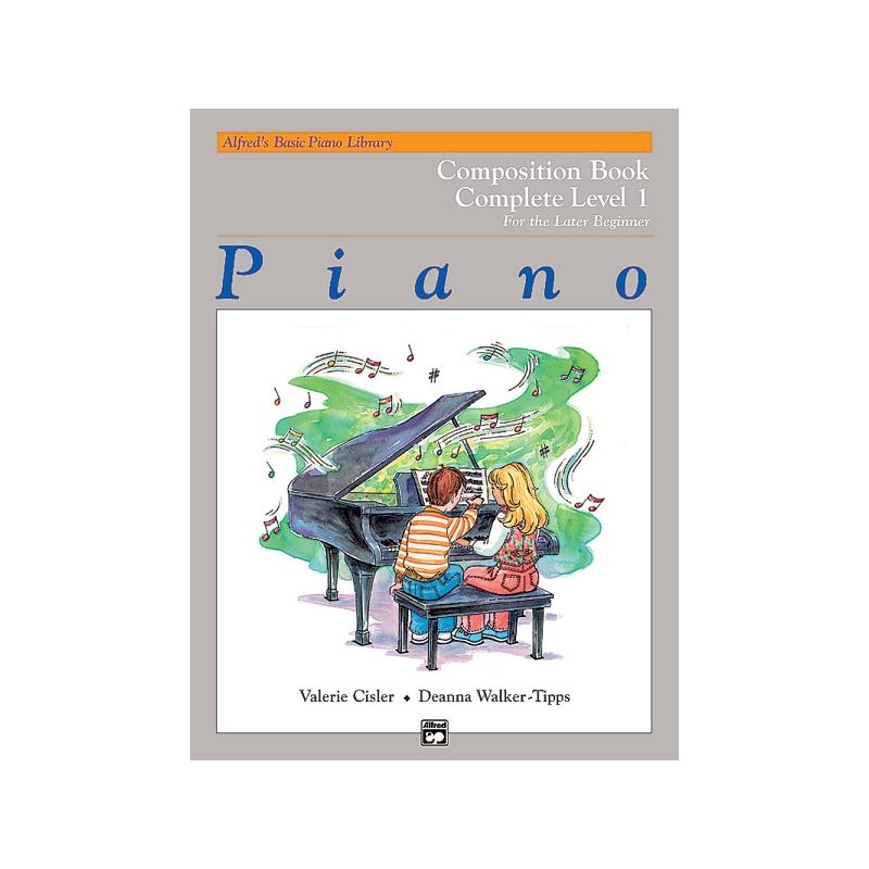 Alfred's Basic Piano Library: Composition Book Complete 1 (1A/1B)