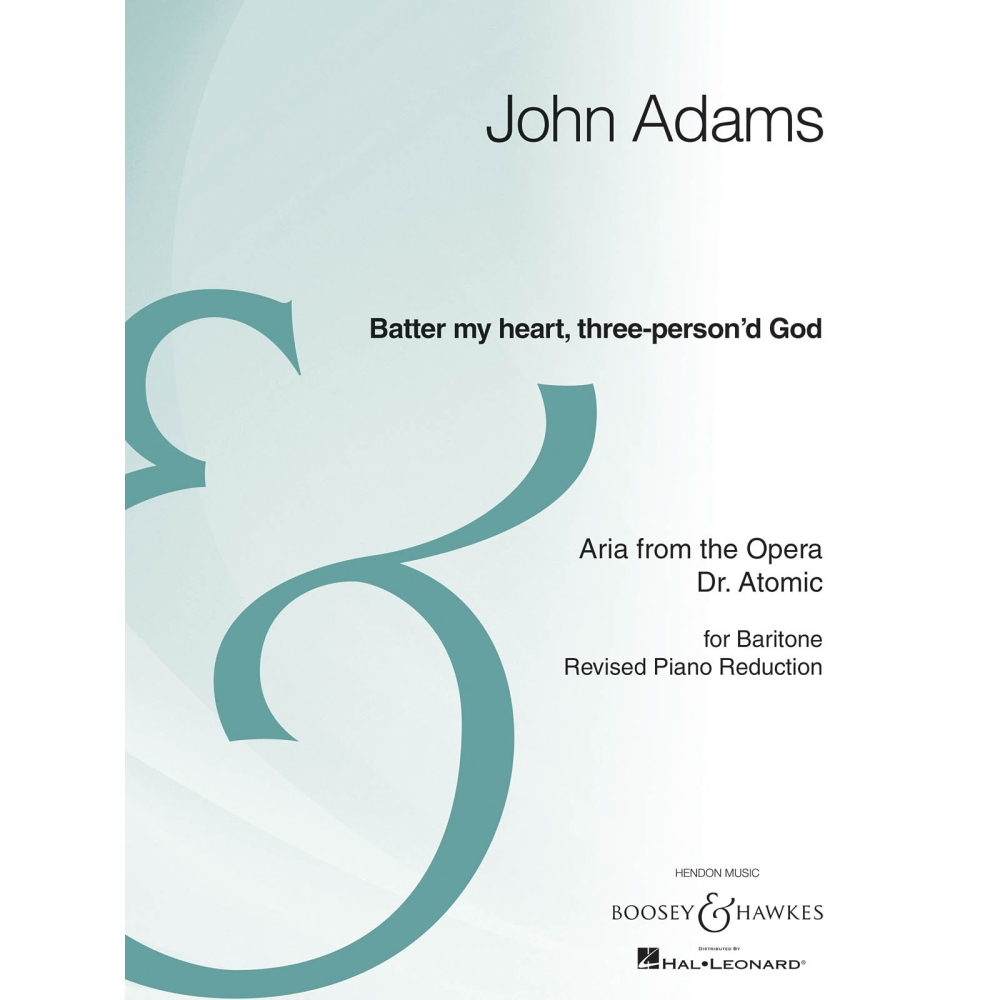 Adams, John - Batter My Heart, Three-Person'd God 