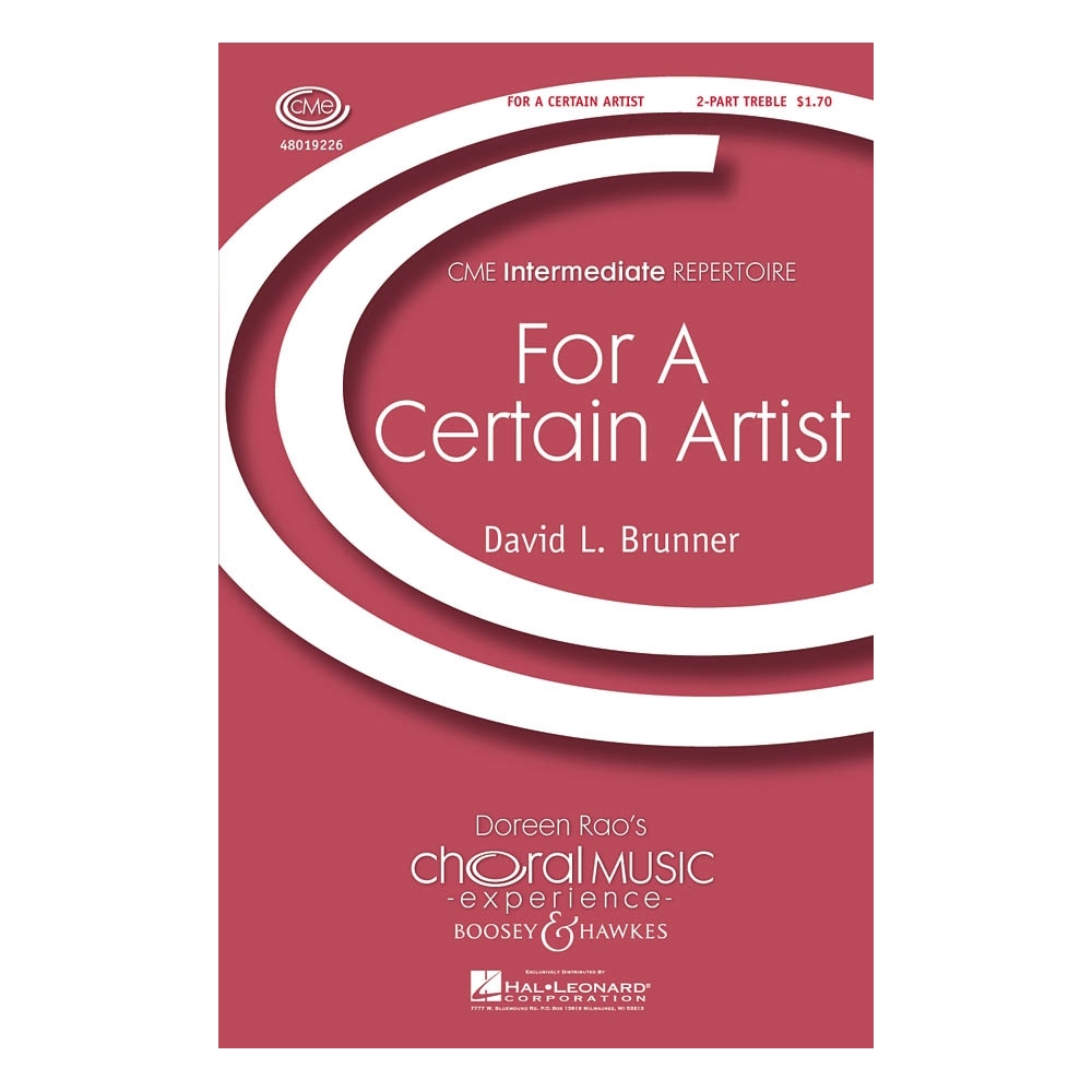 Brunner, David L. - For a Certain Artist 