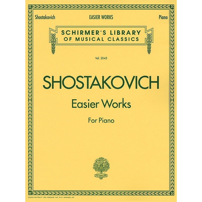 Shostakovich, Dmitri - Easier Works 
