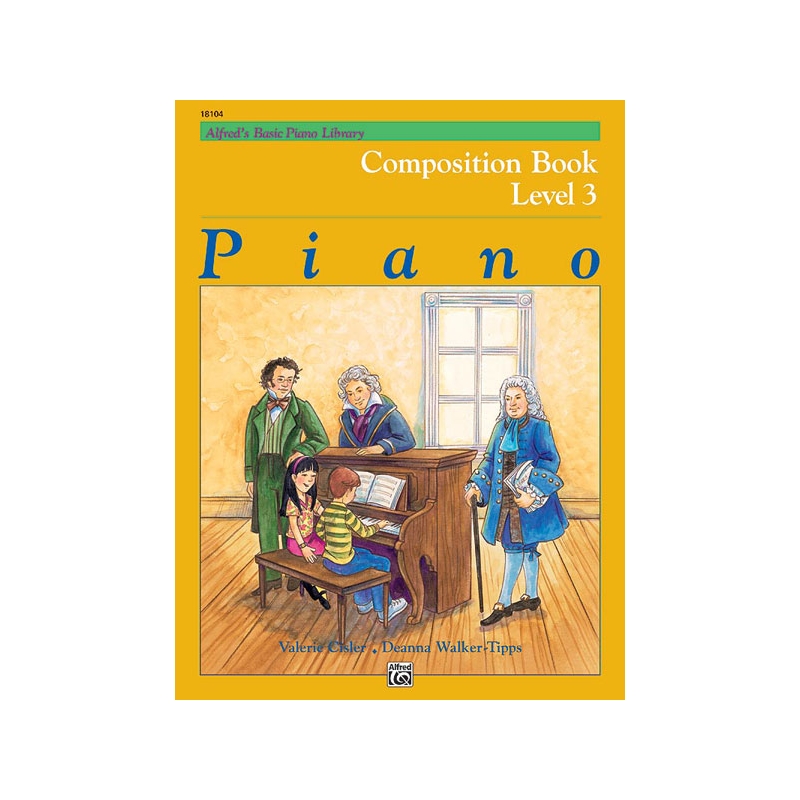 Alfred's Basic Piano Library: Composition Book 3